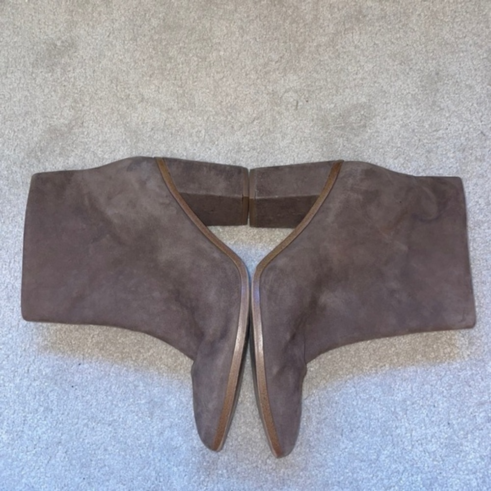 1.State brown suede bootie: